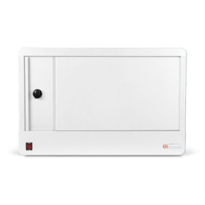 Microstation 16 Door Open Front Artic White