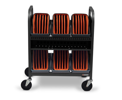 Transport Cart Caddies Front Charcoal