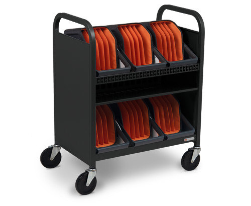 Transport Cart Caddies Left Charcoal