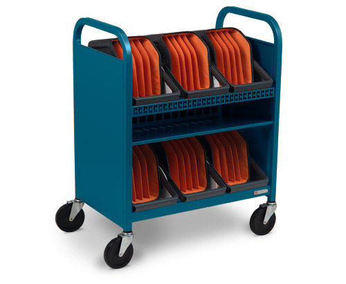 Transport Cart Caddies Left Pacific Blue