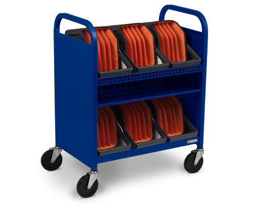 Transport Cart Caddies Left Royal Blue