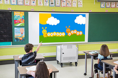 bretford ProVision projector cart in classroom