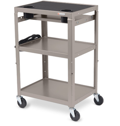 Bretford Mobile Instructor Cart (MIC) in champagne color