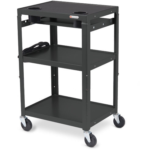 Bretford Mobile Instructor Cart (MIC) in charcoal color