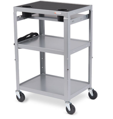 Bretford Mobile Instructor Cart (MIC) in platinum color