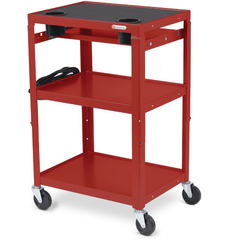 Bretford Mobile Instructor Cart (MIC) in red color
