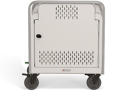 bretford provision projector cart arctic white back