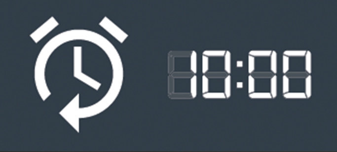 Illustration of a 10 minute timer by Bretford